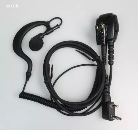 5 x JDR-1702 HEADSET WOUXUN, KENWOOD, BAOFENG VAIHDETTAVALLA KUULOKKEELLA - Kenwood 2-pin headsetit - 140260 - 2