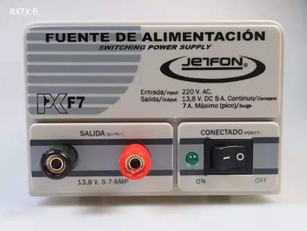 PC-F7 DC VIRTALÄHDE 13,8V / 5-7A - Virtalähteet - 308020 - 1