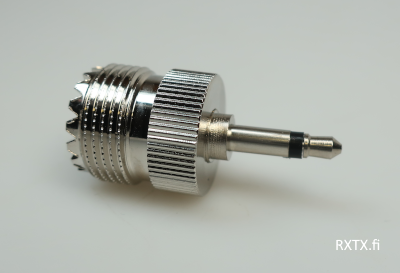 UHF35 UHF-n / 3,5mm TECSUN, SANGEAN ULKOANTENNI ADAPTERI - Liitinadapterit - 704960 - 2