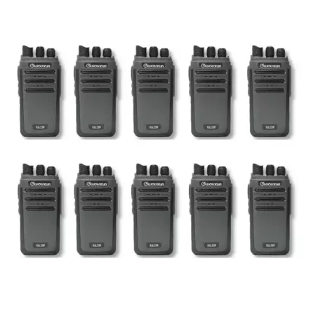WOUXUN KG-T58 UHF AMMATTIRADIOPUHELIN 400-480 MHz USB-C, IP65, 10 RADION PAKETTI - UHF KÄSIRADIOPUHELIMET - 20601910 - 1
