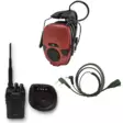 KG-819 BLACK RHA68 VHF + LONG68-antenni + HUNTER D-QUAD-kuulevakuulosuoja + HEADSET 3,5mm METSÄSTS VHF - RHA68 TARJOUSPAKETIT - 140300 - 1
