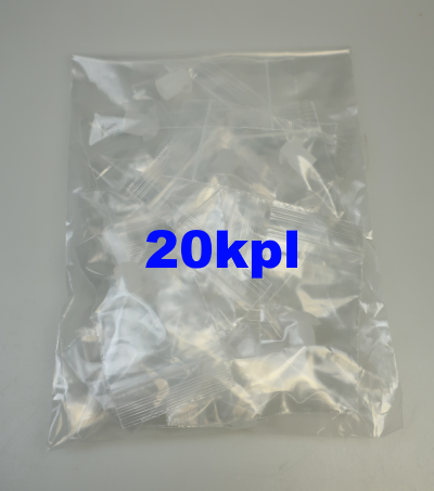 AC-BUD20 SILIKOONITUPPI 20kpl PAKETTI ILMAPUTKIKUULOKKEESEEN - Kuulokkeiden pehmusteet ja silikonitupit - 30405920 - 1