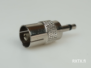 ADAPTERI IEC-naaras / 3,5mm PLUGI - Liitinadapterit - 704080 - 1