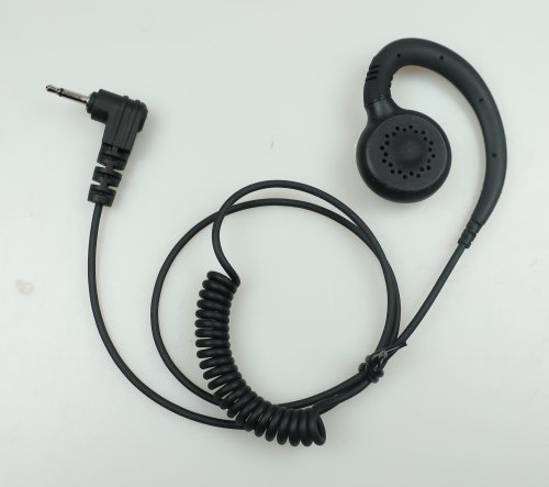 E-27-K NUTIPÄÄKUULOKE 2,5mm KULMAPLUGILLA, KENWOOD, WOUXUN, JAHTIJAKT MYÖS KUULOSUOJAN ALLE - Korvakuulokkeet 2,5mm liittimellä - 991110 - 1