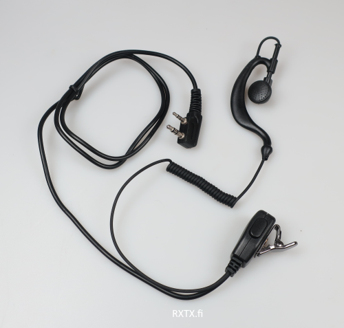 HED-03 C-LENKKIKUUOKE HEADSET WOUXUN, KENWOOD, JAHTIJAKT, ROXTONE - Kenwood 2-pin headsetit - 303040 - 1