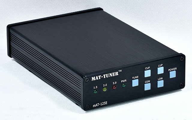 MAT TUNER mAT-125E HF + 50MHz ANTENNIVIRITIN 18650 AKUILLA 0.1 - 120W SSB 1.8MHz - 54MHz - Antennivirittimet ja maatasot - 617020 - 1