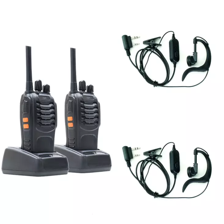 R40 PMR446 RADIOPUHELIN PARI Li-ion AKUILLA ja HEADSETEILLÄ - PMR446 KÄSIRADIOPUHELIMET - 207040 - 1