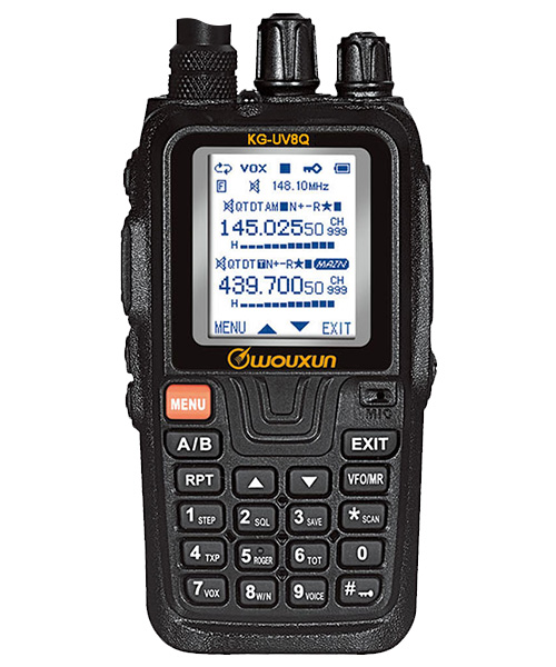 WOUXUN KG-UV8Q DUALBAND VHF/UHF 145/434MHz RA-RADIOPUHELIN - 4m/2m/70cm amatööriradiot 70-434MHz - 104020 - 1