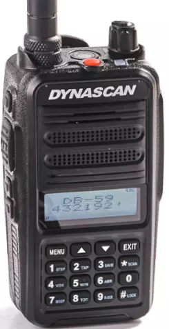 DYNASCAN DB-59 VHF AMMATTIRADIOPUHELIN 136-174 MHz, IP55 - VHF KÄSIRADIOPUHELIMET - 205070 - 1