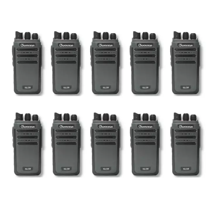 WOUXUN KG-T58 UHF AMMATTIRADIOPUHELIN 400-480 MHz USB-C, IP65, 10 RADION PAKETTI - UHF KÄSIRADIOPUHELIMET - 20601910 - 1