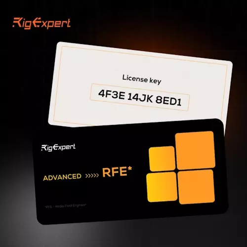 MATCH LISENSSILAAJENNUS ADVANCED-lisenssistä => RFE-Lisenssiin 230MHz => 500MHz - Antennianalysaattorit - 618020 - 1