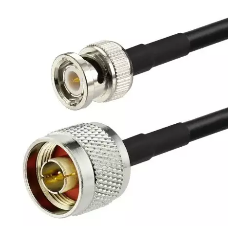 10m VALMISKAAPELI N-u / BNC-u LIITTIMILLÄ CS PREMIUM RG58 KAAPELIA - Koaksiaalivälikaapelit - 703160 - 1