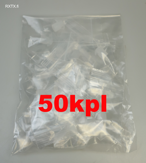 AC-BUD50 SILIKOONITUPPI ILMAPUTKI KUULOKKEESEEN 50kpl PAKETTI - Kuulokkeiden pehmusteet ja silikonitupit - 30405950 - 1