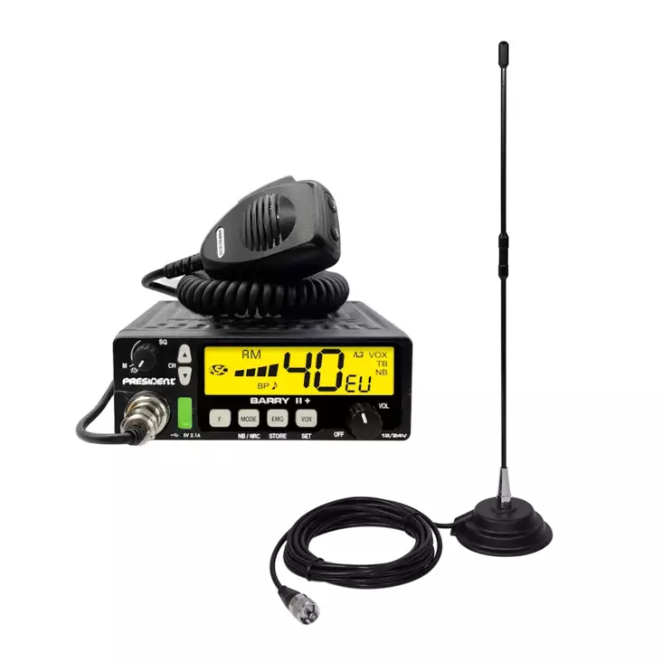 BARRY 2+ PLUS CB27 RADIO + EXTRA40 MAGNEETTIANTENNI 45cm - CB27 TARJOUSPAKETIT - 140360 - 1