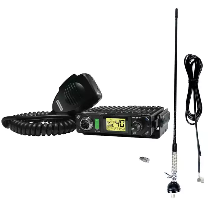 PRESIDENT 2 BILL CB27 LA + SIRIO T3 ANTENNI, UUTENA VOX-ÄÄNIOHJAUS JA SCAN - SKIP TOIMINTO - CB27 TARJOUSPAKETIT - 140240 - 1