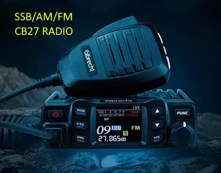 ALBRECHT AE5900 AM/FM/SSB CB27 RADIOPUHELIN, PIENIKOKOINEN SSB-RADIO !!! - CB27 AJONEUVORADIOPUHELIMET - 201081 - 1