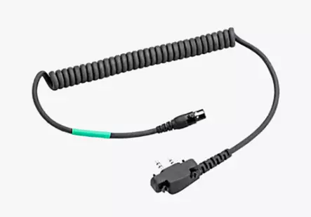 PELTOR ICOM FLX2-64 FLX2 RADIOKAAPELI IC-F1000, IC-F2000, F3002, F4002, F29SR2, F29DR2, Lukittava - Kuulosuojaintarvikkeet - 802021 - 1