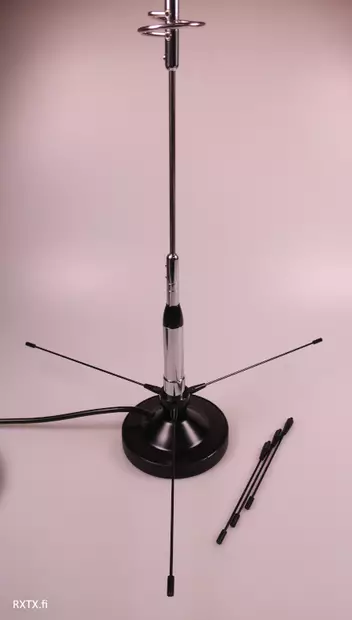 Q5 MGP MAG 2m/70cm DUALBAND MAGNEETTIANTENNI MAATASOILLA - UHF autoantennit 370-500 MHz - 140701 - 1