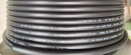 RF400 UF FLEX 10,3mm VÄHÄHÄVIÖINEN KOAKSIAALIKAAPELI 50m, MADE IN EUROPE! - Koaksiaalikaapelit - 701911 - 1