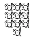 10 x JD-230XED7 PKT23 FLEX HEADSET, VOIMAKAS ja KIRKAS ÄÄNI - Kenwood PKT-23 headsetit - 140681 - 1