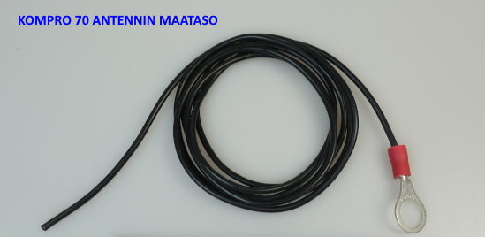 KOMPRO MAATASO-JOHTO KOMPRO 70 ANTENNIIN - Antennivirittimet ja maatasot - 617041 - 1