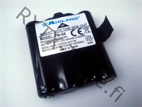 MIDLAND PBG6 G8 ja G6 AKKU - PMR446 radioiden akut - 301051 - 1