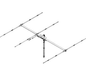 SIRIO SY27-3 SUUNTA-ANTENNI 3-elem. YAGI 26,5 - 30MHz GAIN 10,65 dBi - CB tukiantennit 26-30MHz - 503061 - 1