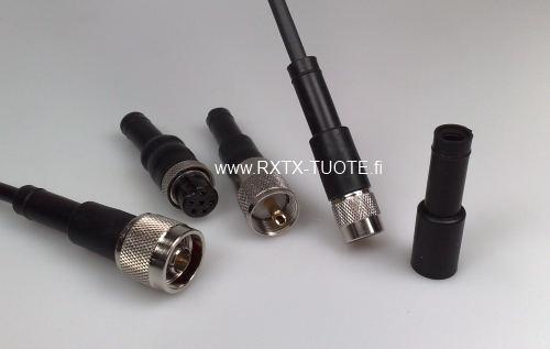 TUBE SUOJAKUMI LIITTIMILLE, KAAPELEILLE, VIRRAN SYÖTTÖÖN - Antennieristimet - 708001 - 1