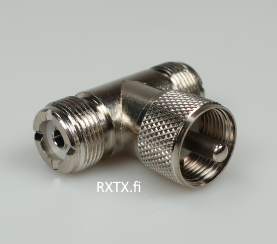 UHF HAAROITIN uros / 2 x naaras - Liitinadapterit - 704191 - 1