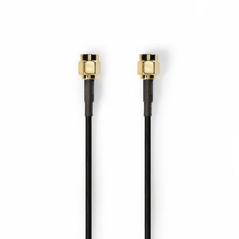 2m VÄLIKAAPELI RG-174 SMA-U - Koaksiaalivälikaapelit - 703051 - 1