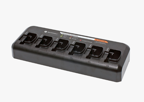 MOTOROLA DP1400 ja R2 6-PAIKKAINEN PÖYTÄLATURI PMLN6598A ( NNTN8410B ) - Motorola laturit - 302111 - 1