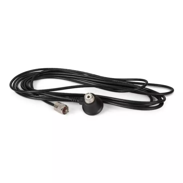 UHF M8 ANTENNINJALKA M8 PULTILLA ja 4m KAAPELILLA KIINTEÄÄN ASENNUKSEEN - Kiinteät antennijalat - 603051 - 1