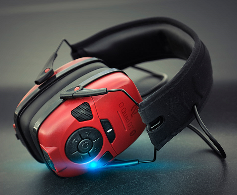 HUNTER D-QUAD BT DIGITAALI BLUETOOTH AKTIIVIKUULONSUOJAIN BT TANGENTILLA, USB-C LADATTAVA !!! - Kuulosuojaimet - 801021 - 1