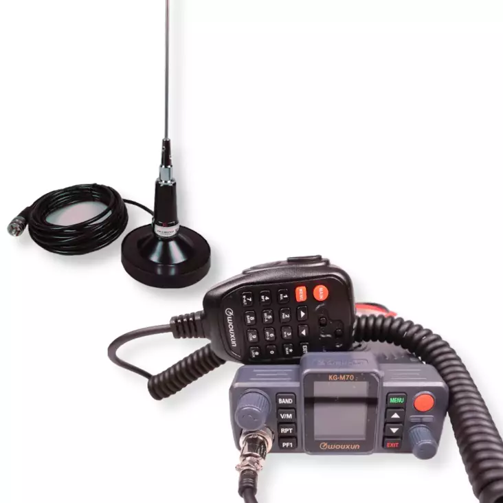 KG-M70 UHF AMMATTIRADIOPUHELIN + MC202 MAG ANTENNI 400 - 480MHz, IP65 - UHF TARJOUSPAKETIT - 140381 - 1