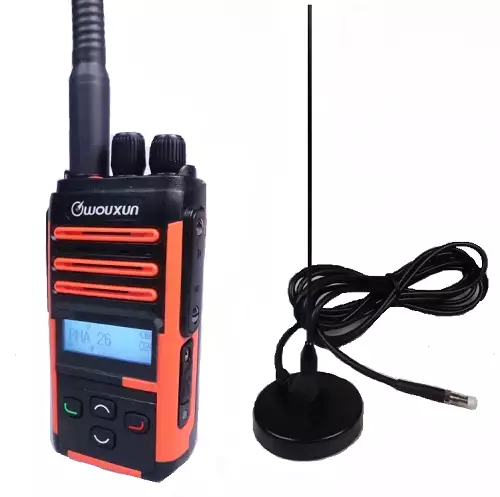 MINI-TUKIASEMA KYLÄRADIO WOUXUN R59 RADIO + MR68 RHA68 MAGNEETTIANTENNI IKKUNALLE, USB-C - RHA68 TARJOUSPAKETIT - 140311 - 1