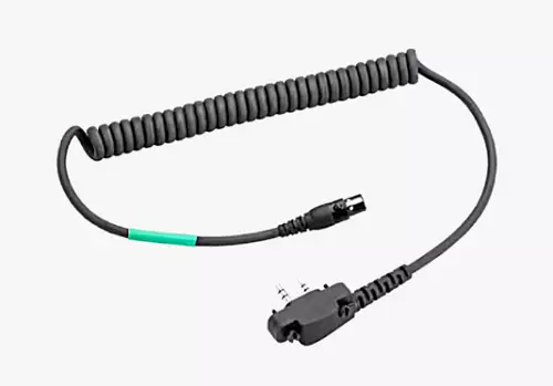 PELTOR ICOM FLX2-64 FLX2 RADIOKAAPELI IC-F1000, IC-F2000, F3002, F4002, F29SR2, F29DR2, Lukittava - Kuulosuojaintarvikkeet - 802021 - 1