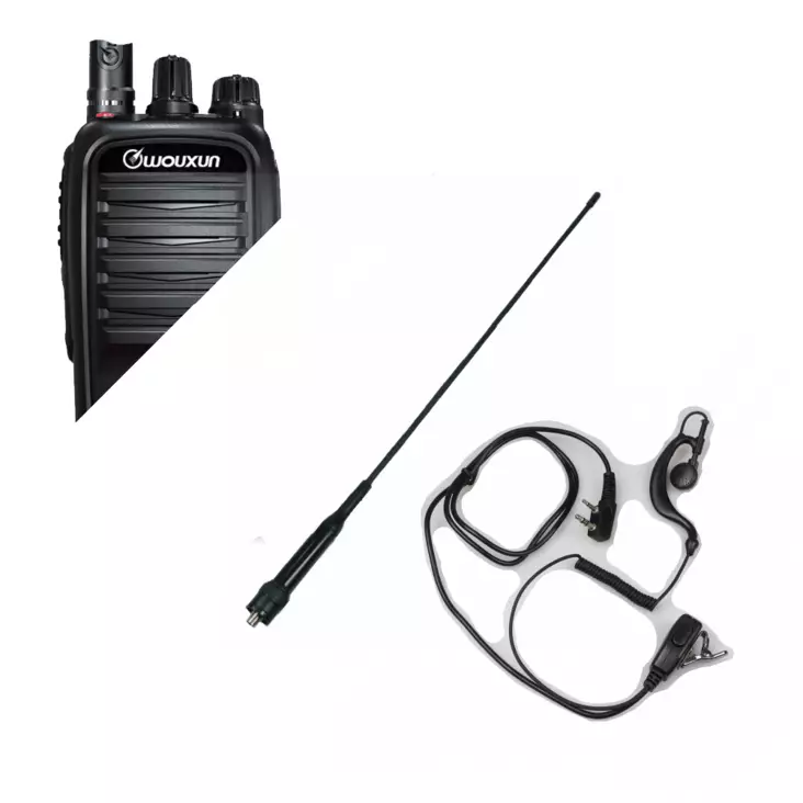 WOUXUN KG-R95 RHA68 LONG68 METSÄANTENNI + C-LENKKIHEADSET METSÄSTYS VHF TEHO 8W KAHDELLA ANTENNILLA - RHA68 TARJOUSPAKETIT - 1400231 - 1