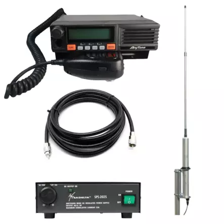 ANYTONE AT-5189 RHA68 + CX-4 ANTENNI + PC F25 23A + RG213 25m TUKIASEMA PAKETTI, KYLÄRADIO - RHA68 TARJOUSPAKETIT - 140702 - 1