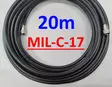 20m RG-213U ECA UHF-LIITIN VALMISKAAPELI MIL-C-17 - Koaksiaalivälikaapelit - 703092 - 1