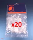 20 x SILIKOONITUPPI EARTIP x20 - Kuulokkeiden pehmusteet ja silikonitupit - 3040472 - 1