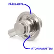 MSO KULMA UHF-jalka RG58 KAAPELILLE - Kiinteät antennijalat - 7040552 - 2