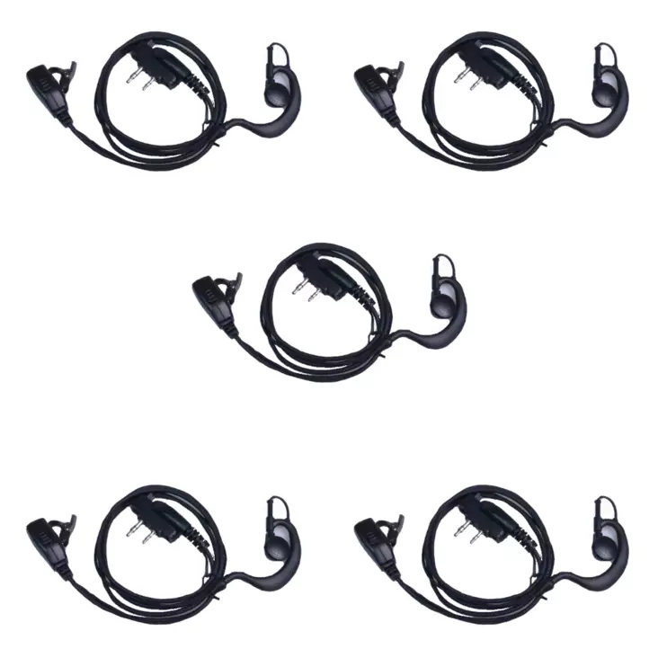 5 x HED-58 HEADSET WOUXUN KG-T58, R59, Q336 LUKITTAVA, ERÄ! - Kenwood 2-pin headsetit - 140692 - 1