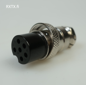 6-NAPAINEN MIKROFONILIITIN NAARAS 6-pin - Mikrofoniliittimet - 307062 - 1