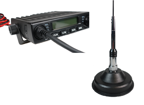 AT-779V VHF + M150 BLACK, AMMATTIRADIOPUHELIN MAGNEETTIANTENNILLA 136 - 174MHz - VHF TARJOUSPAKETIT - 140232 - 1