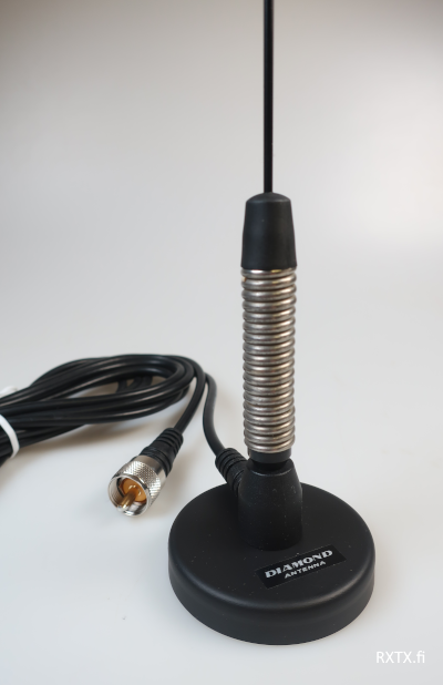 MC201 SHORT RHA68 LYHYT 55cm MAGNEETTIANTENNI AUTORADIOIHIN - RHA68 autoantennit 66-88 MHz - 140212 - 1