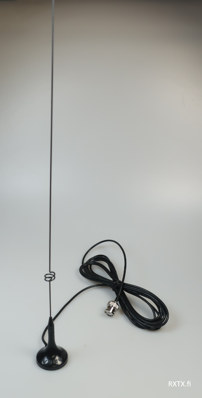 NAGOYA UT-108 BNC MAGNEETTIANTENNI VHF / UHF RX 25-600MHz 51cm - Moniaalto autoantennit 0-1300MHz - 502092 - 1