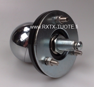 PALLOJALKA 3/8, ERI KULMIIN KÄÄNNETTÄVÄ, MASSIIVINEN, SUORASYÖTTÖ KAAPELILLA - Kiinteät antennijalat - 602012 - 1