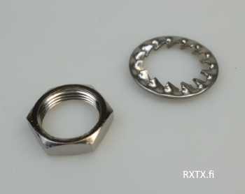 PL MUTTERI ja PRIKKA, SOPII UHF ja N LIITTIMEN JENKAAN, PAKSU MUTTERI - Kiinteät antennijalat - 602066 - 1