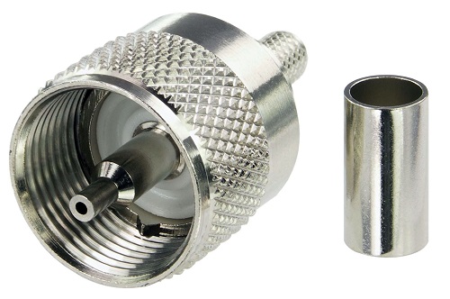 RG58 UHF-urosliitin puristettava - RF-liittimet - 702032 - 1