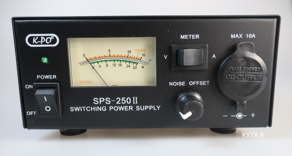 SPS 250 II MINI VIRTALÄHDE 13,8V / 30A max JÄNNITE JA VIRTAMITTAREILLA - Virtalähteet - 308002 - 1